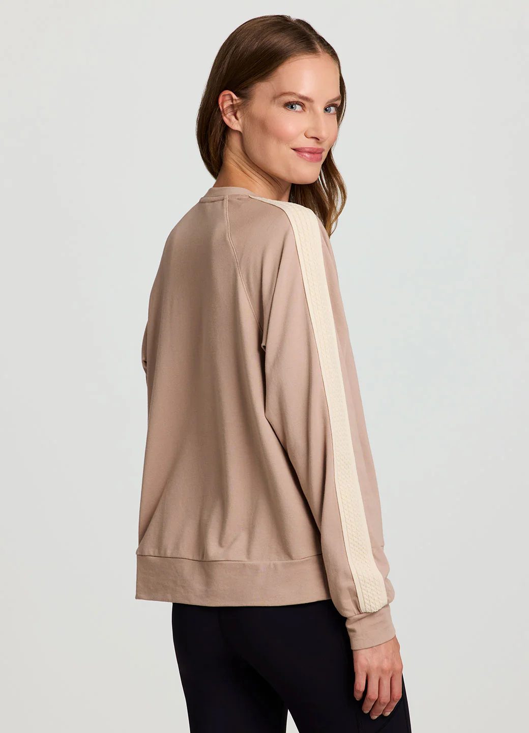 Cozy Day Pullover With Crochet Trim - Image 5