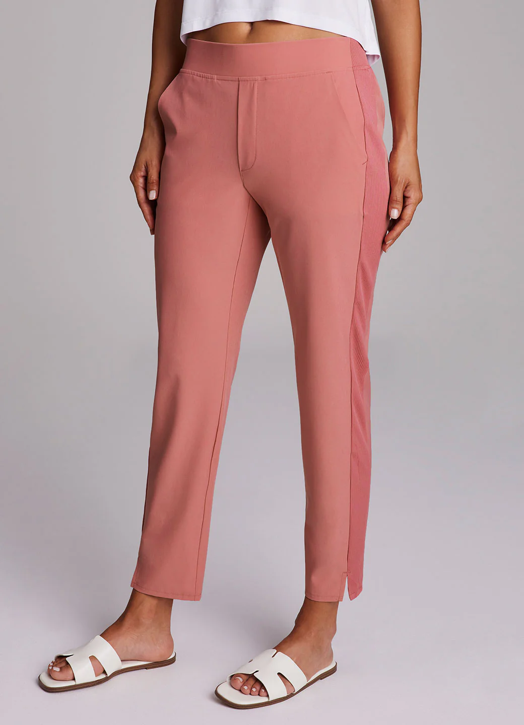 City Stretch Ribbed Ankle Pant - Image 10
