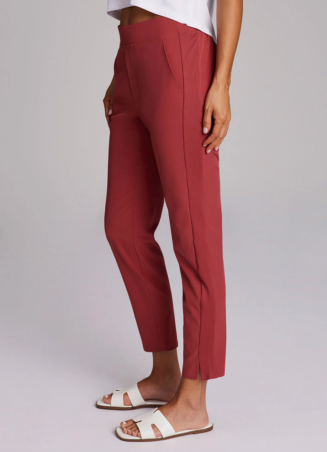 City Stretch Ribbed Ankle Pant - Image 21