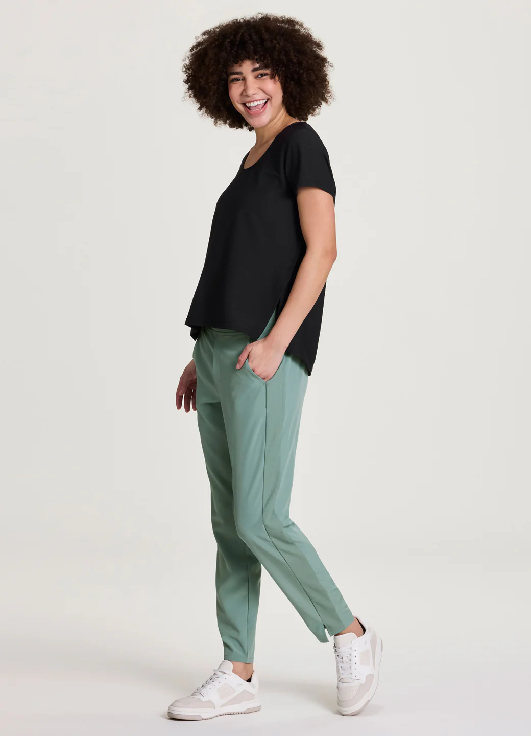 City Stretch Ribbed Ankle Pant - Image 47