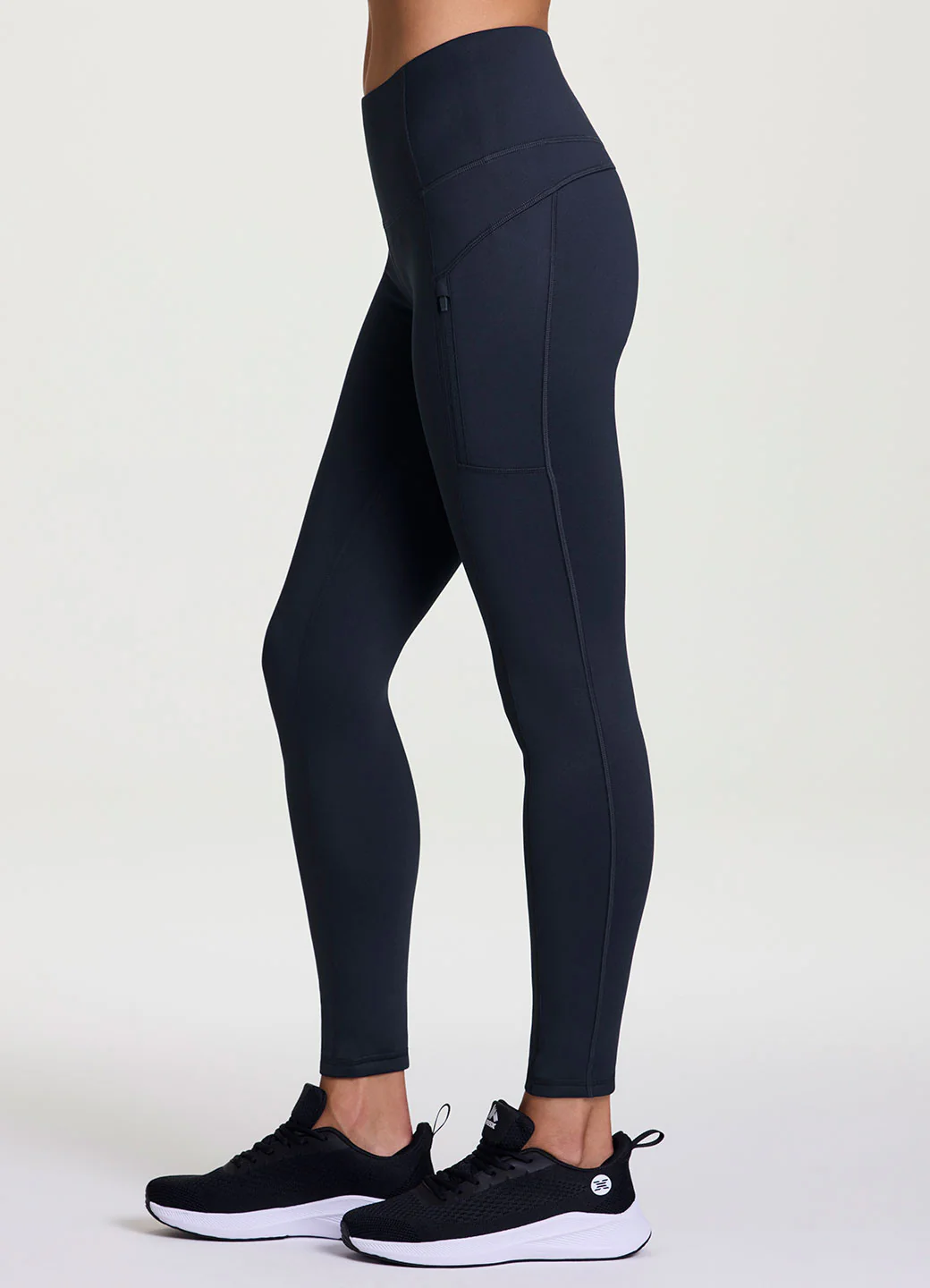 Fleece Lined Zip Pocket Legging - Image 6