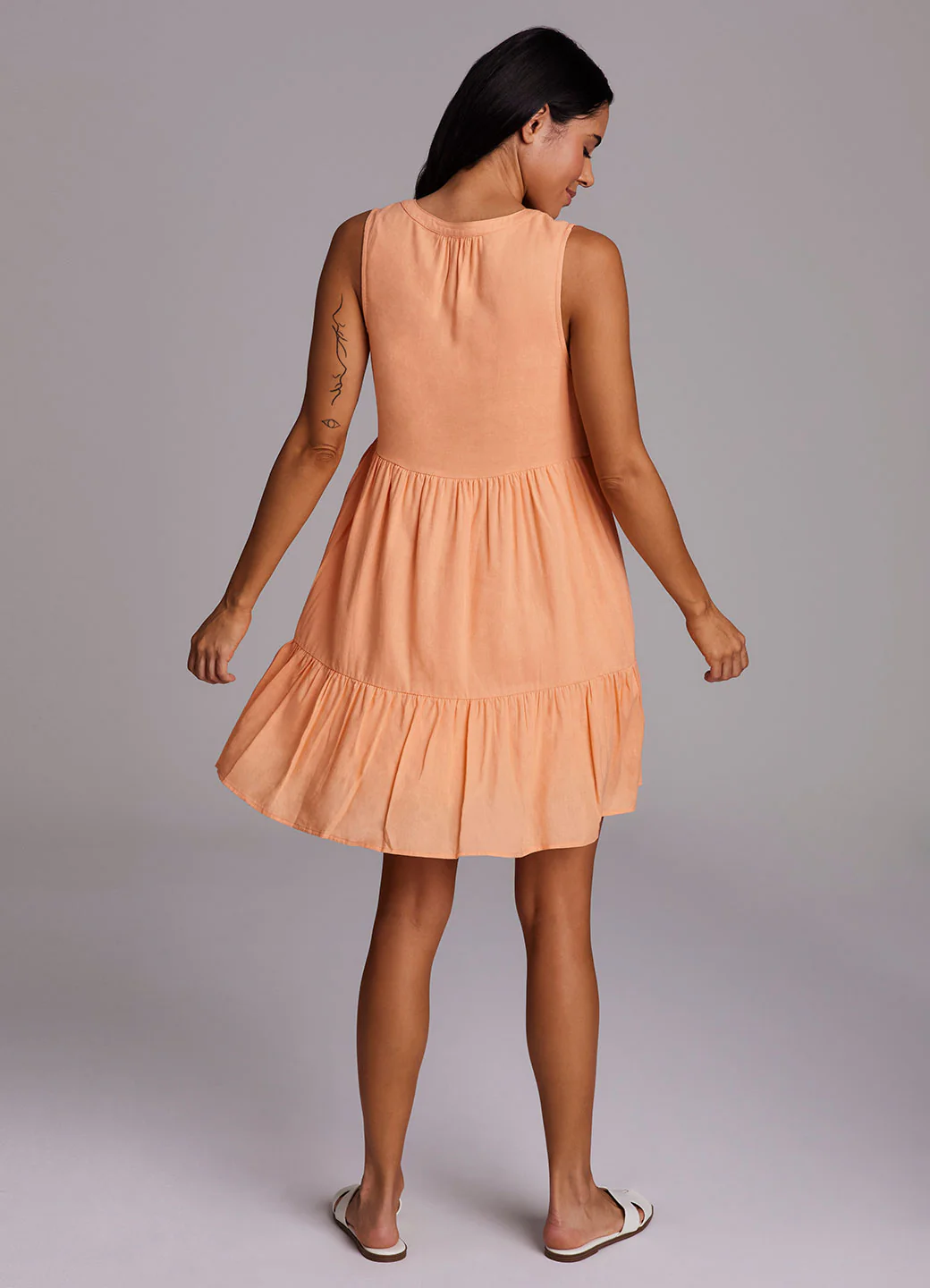 Laidback Linen Popover Dress - Image 16