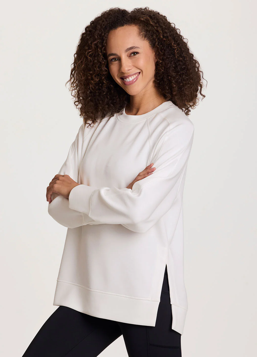 LuxeSoft Crewneck Tunic - Image 4
