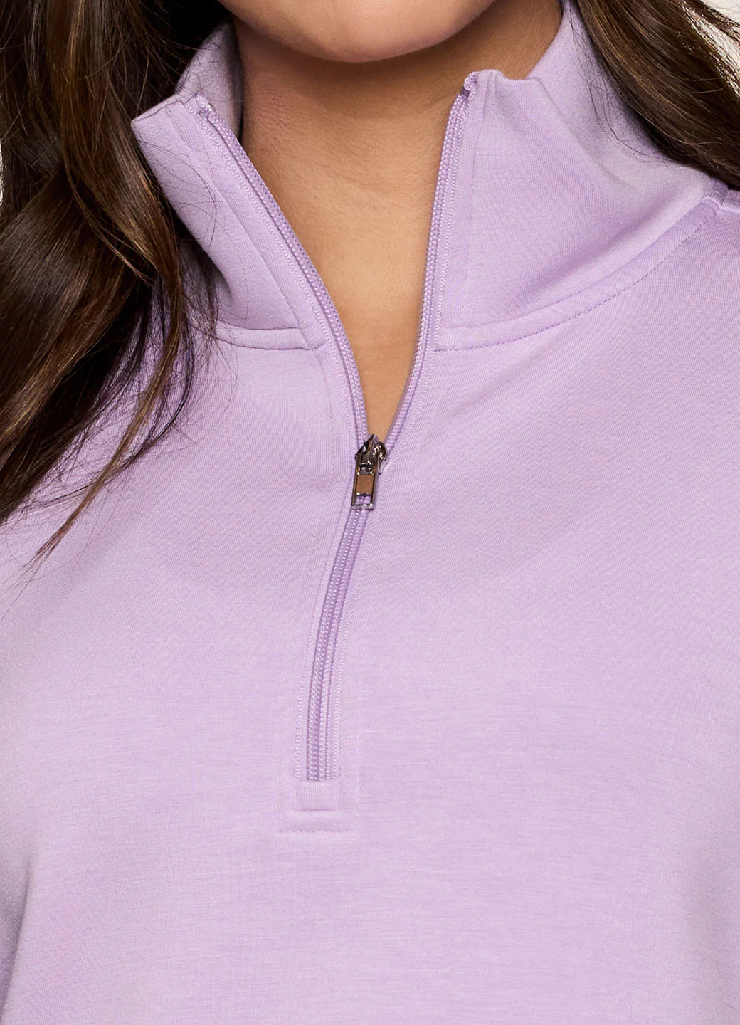 LuxeSoft Mock Neck Quarter Zip - Image 17