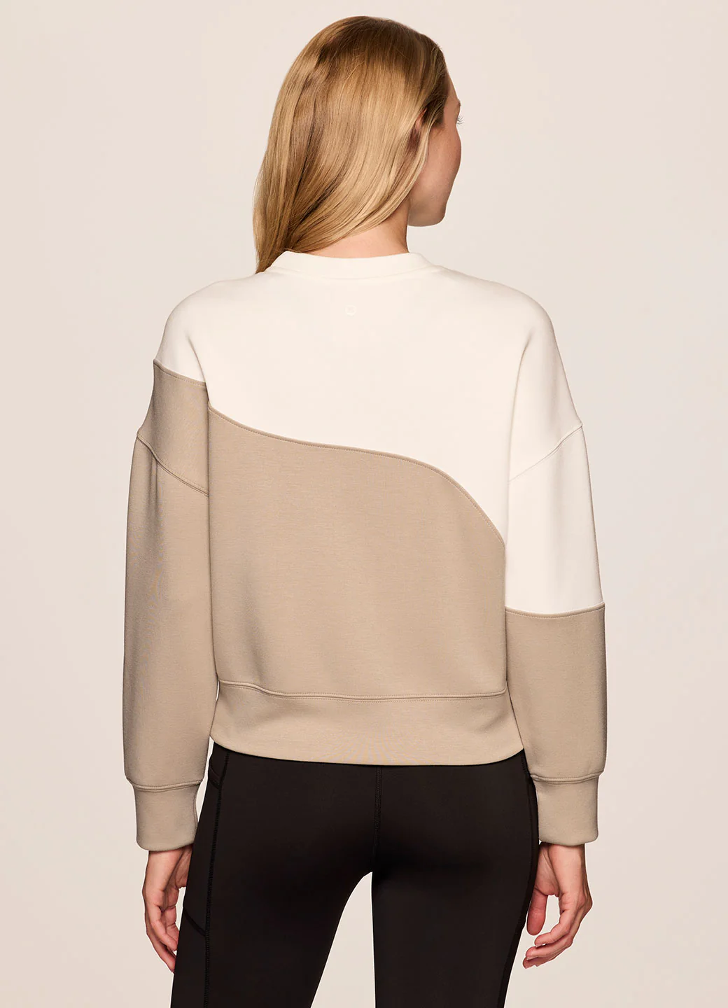 LuxeSoft Two-Tone Sweatshirt - Image 2