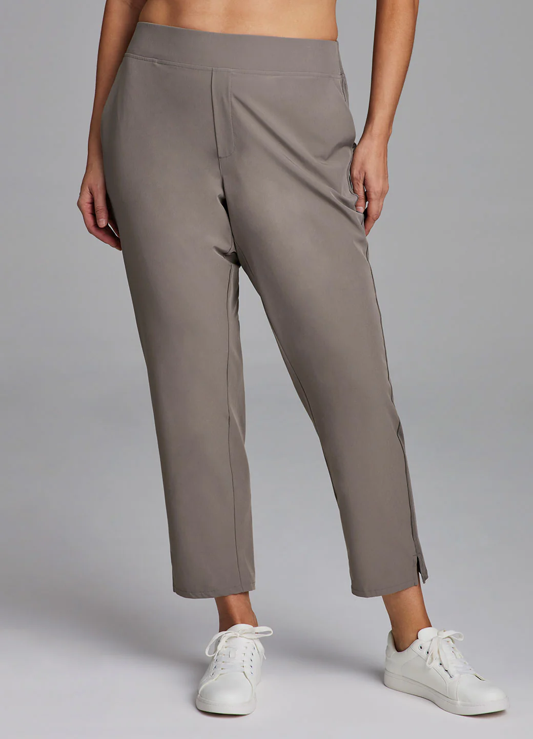 Plus City Stretch Ribbed Ankle Pant - Image 12