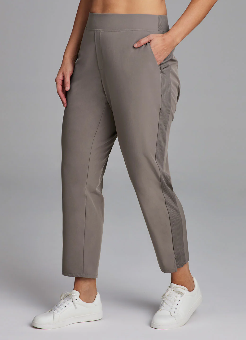 Plus City Stretch Ribbed Ankle Pant - Image 14