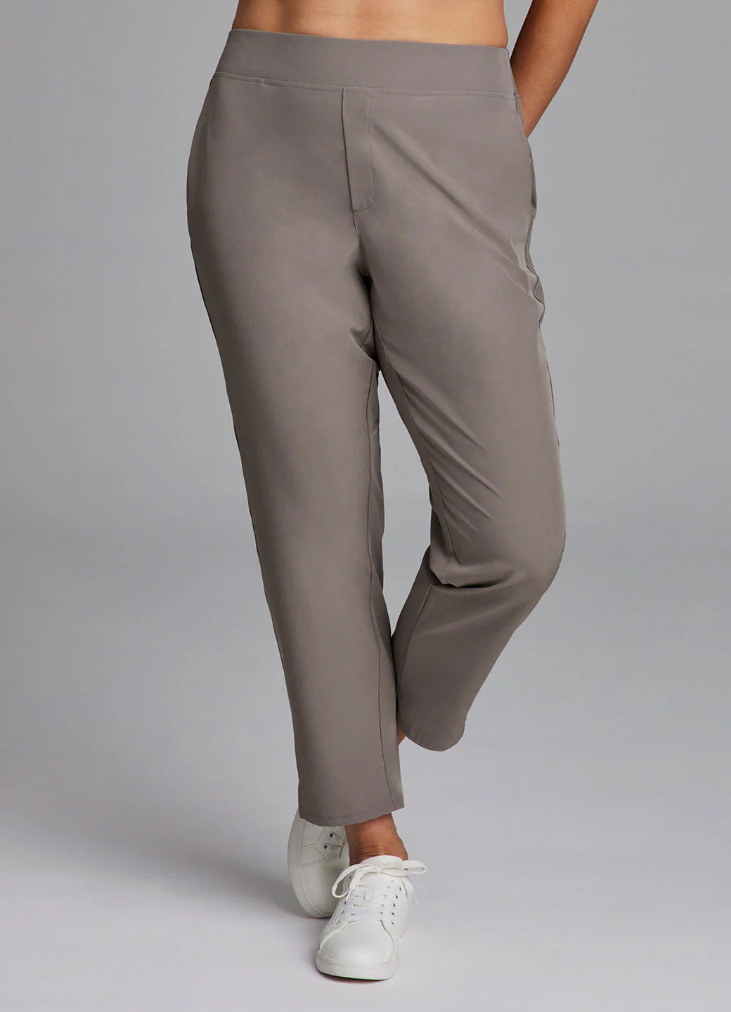 Plus City Stretch Ribbed Ankle Pant - Image 15