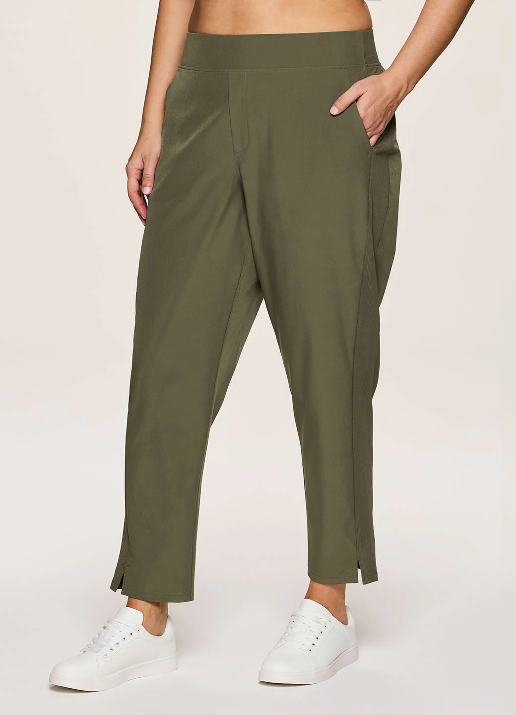 Plus City Stretch Ribbed Ankle Pant - Image 17