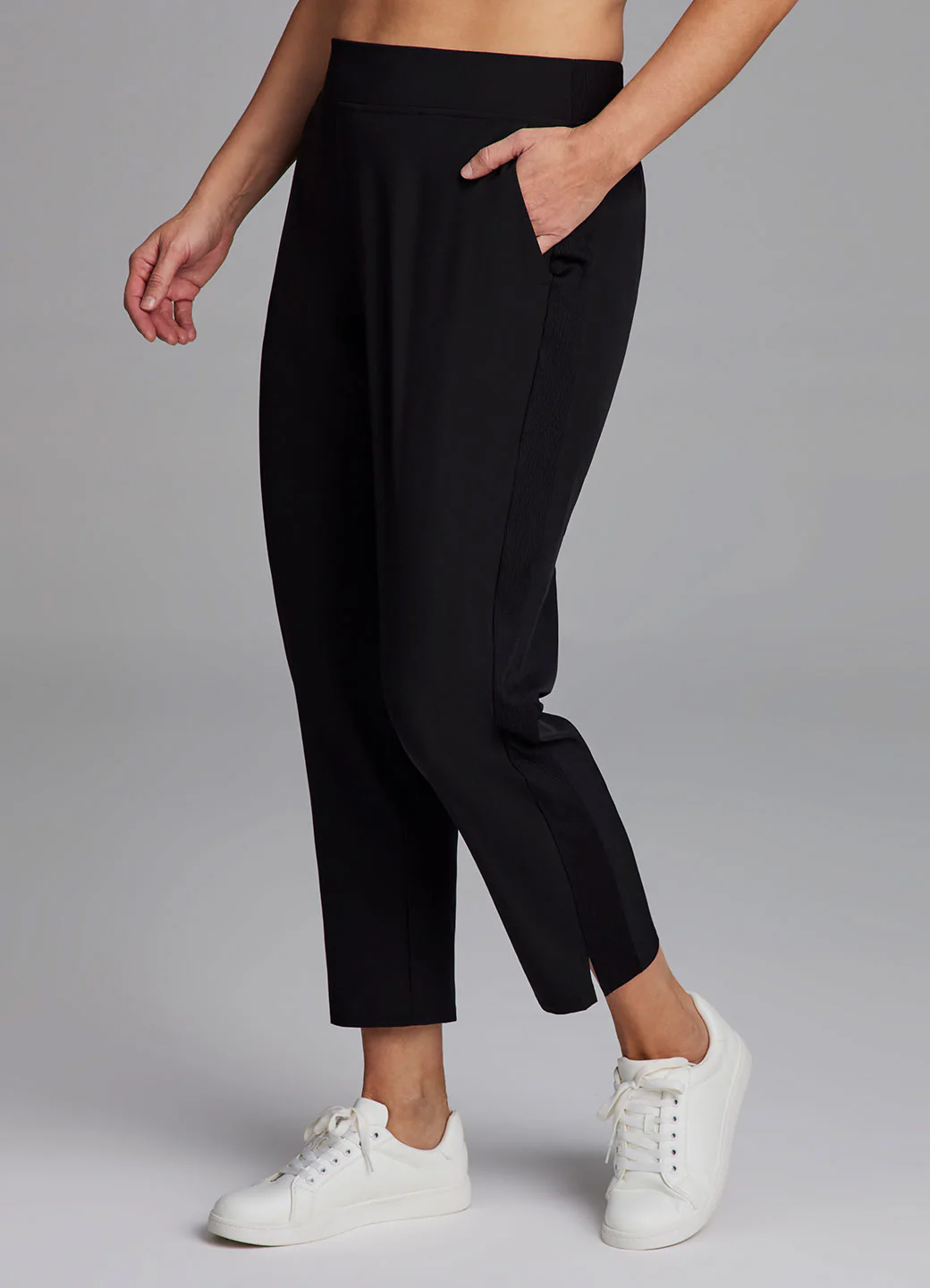 Plus City Stretch Ribbed Ankle Pant - Image 4