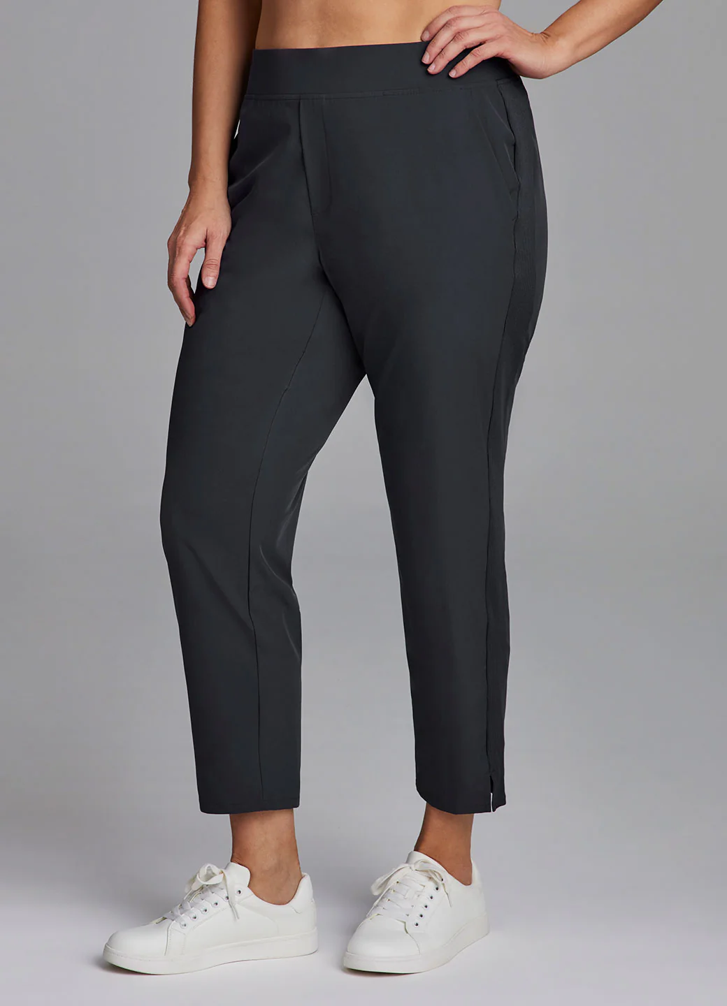 Plus City Stretch Ribbed Ankle Pant - Image 7