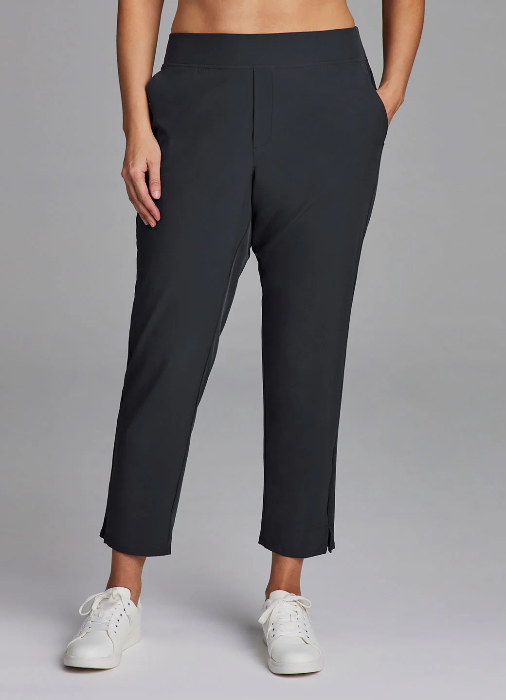Plus City Stretch Ribbed Ankle Pant - Image 8