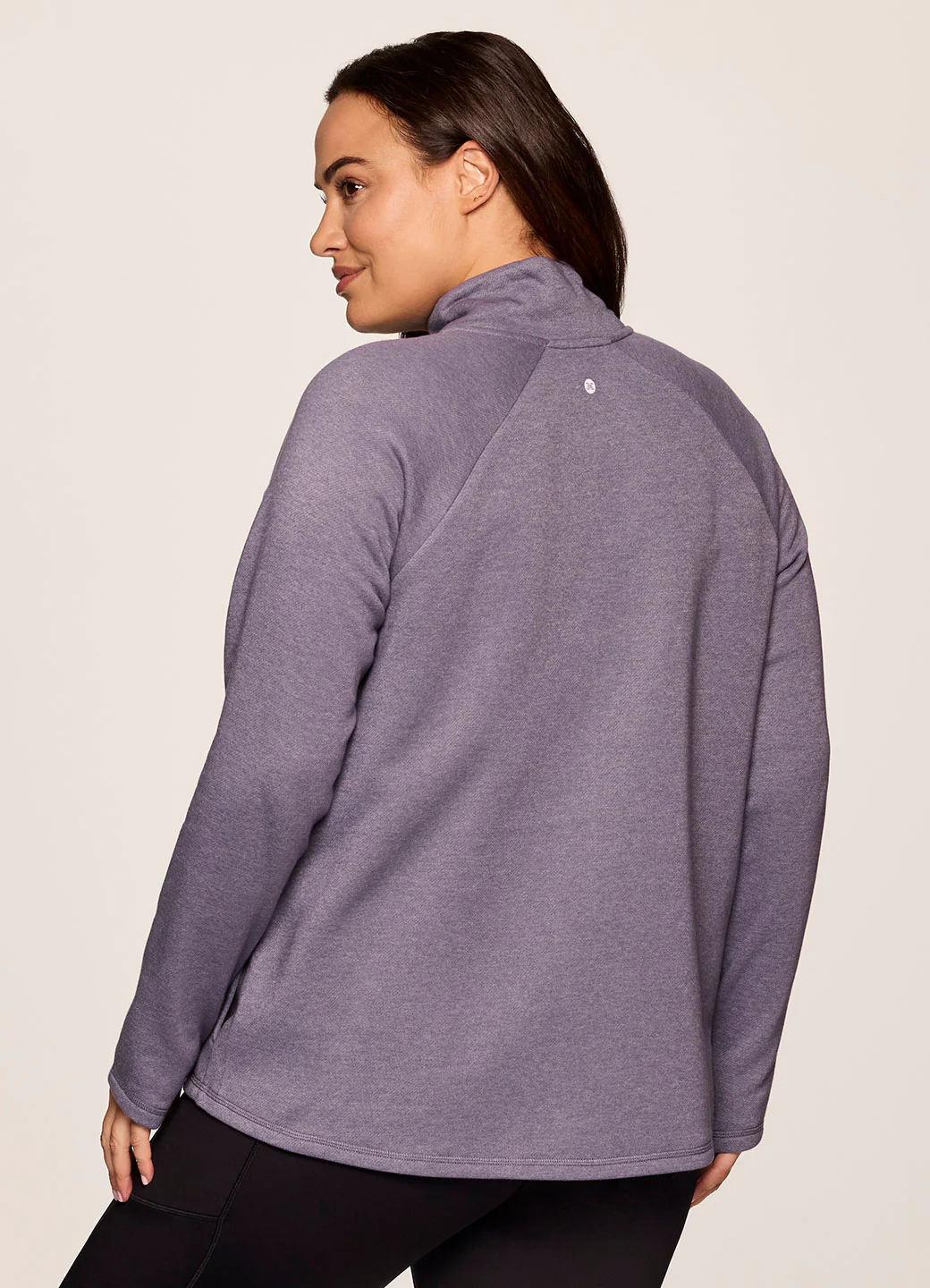 Plus Ready To Roll Fleece Mock Neck Pullover - Image 10