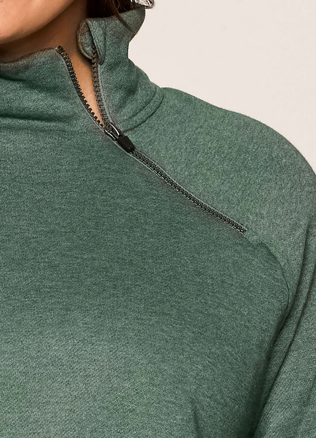 Plus Ready To Roll Fleece Mock Neck Pullover - Image 18
