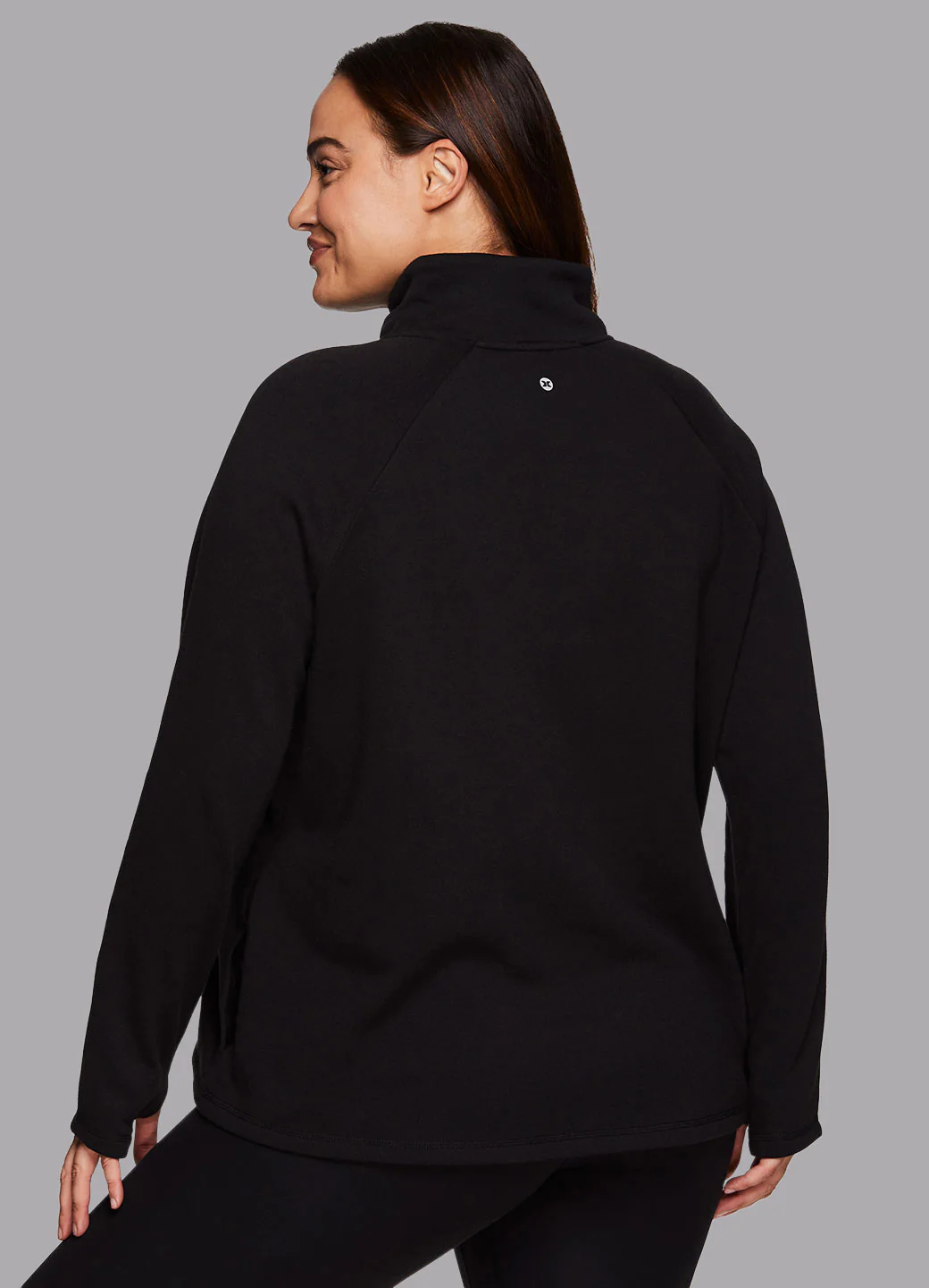 Plus Ready To Roll Fleece Mock Neck Pullover - Image 27