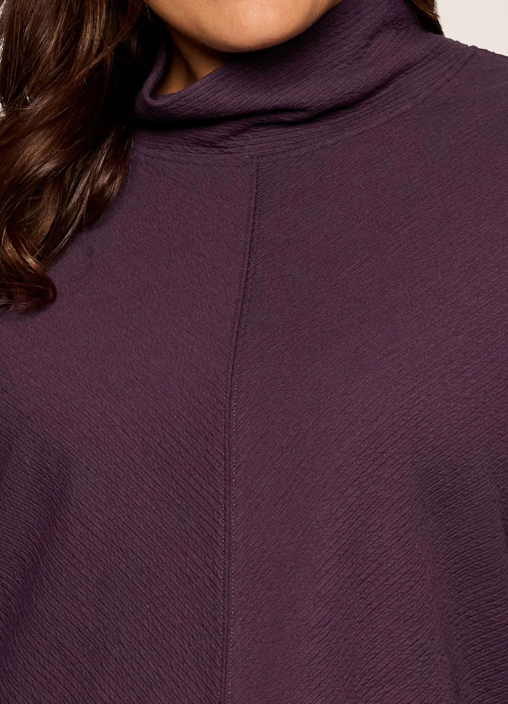 Plus Studio Jacquard Mock Neck Pullover - Image 15