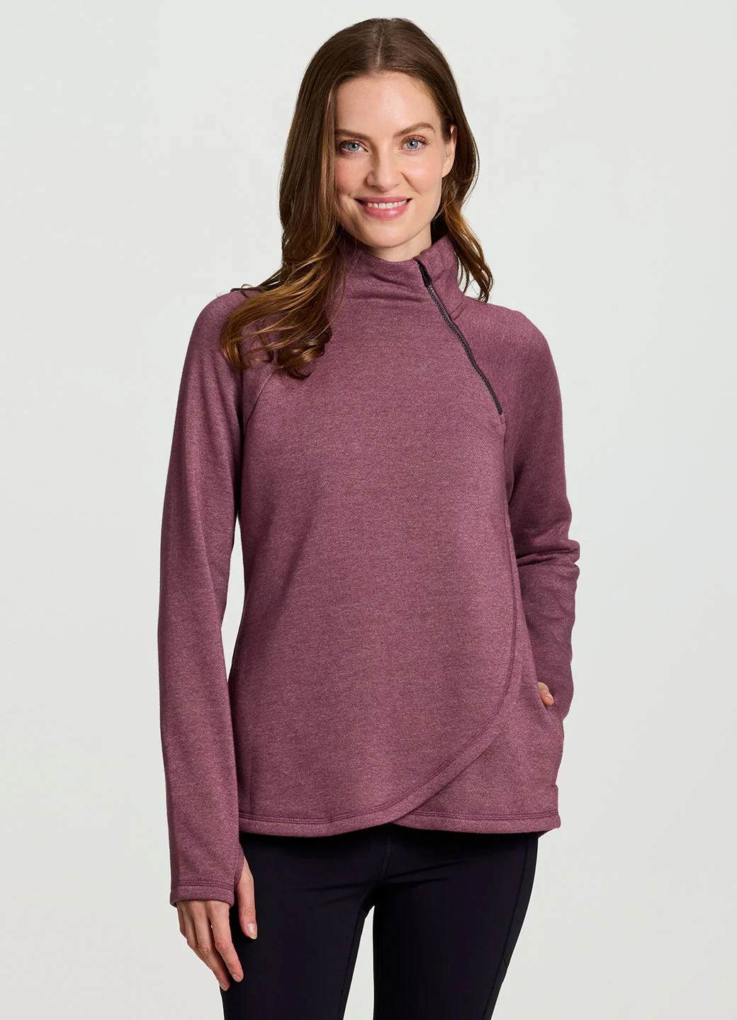 Ready To Roll Fleece Mock Neck Pullover - Image 17