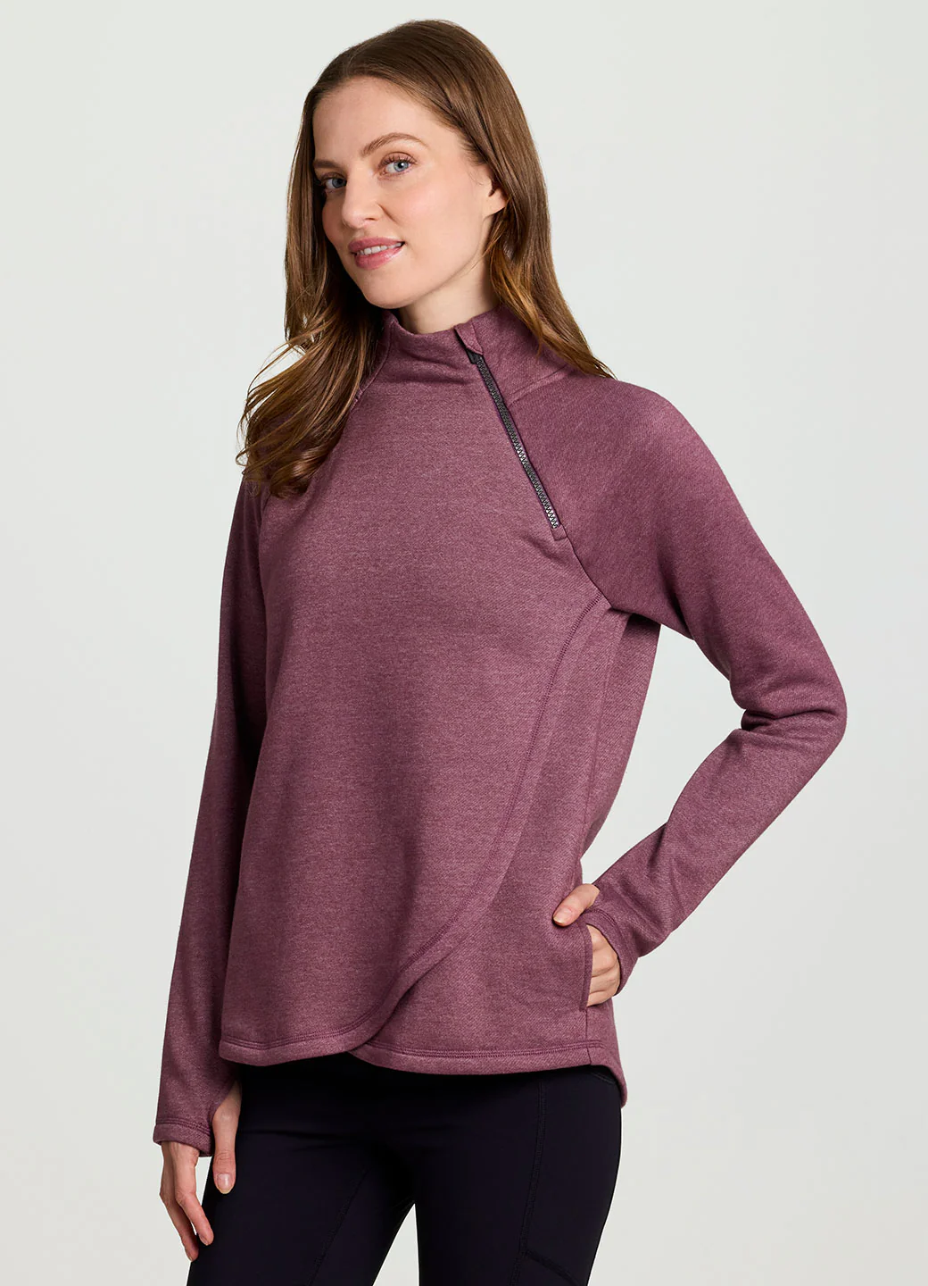 Ready To Roll Fleece Mock Neck Pullover - Image 19