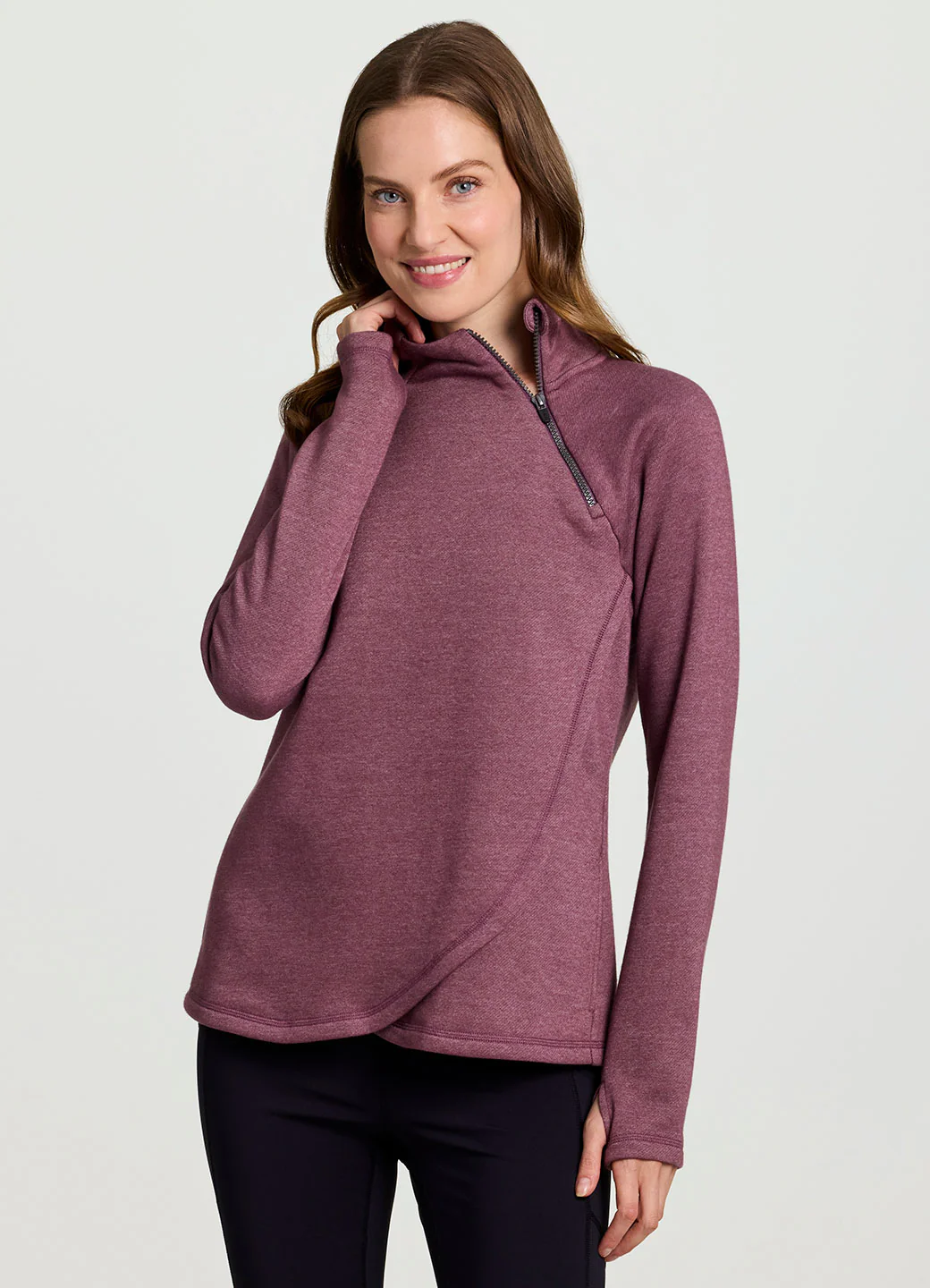 Ready To Roll Fleece Mock Neck Pullover - Image 20
