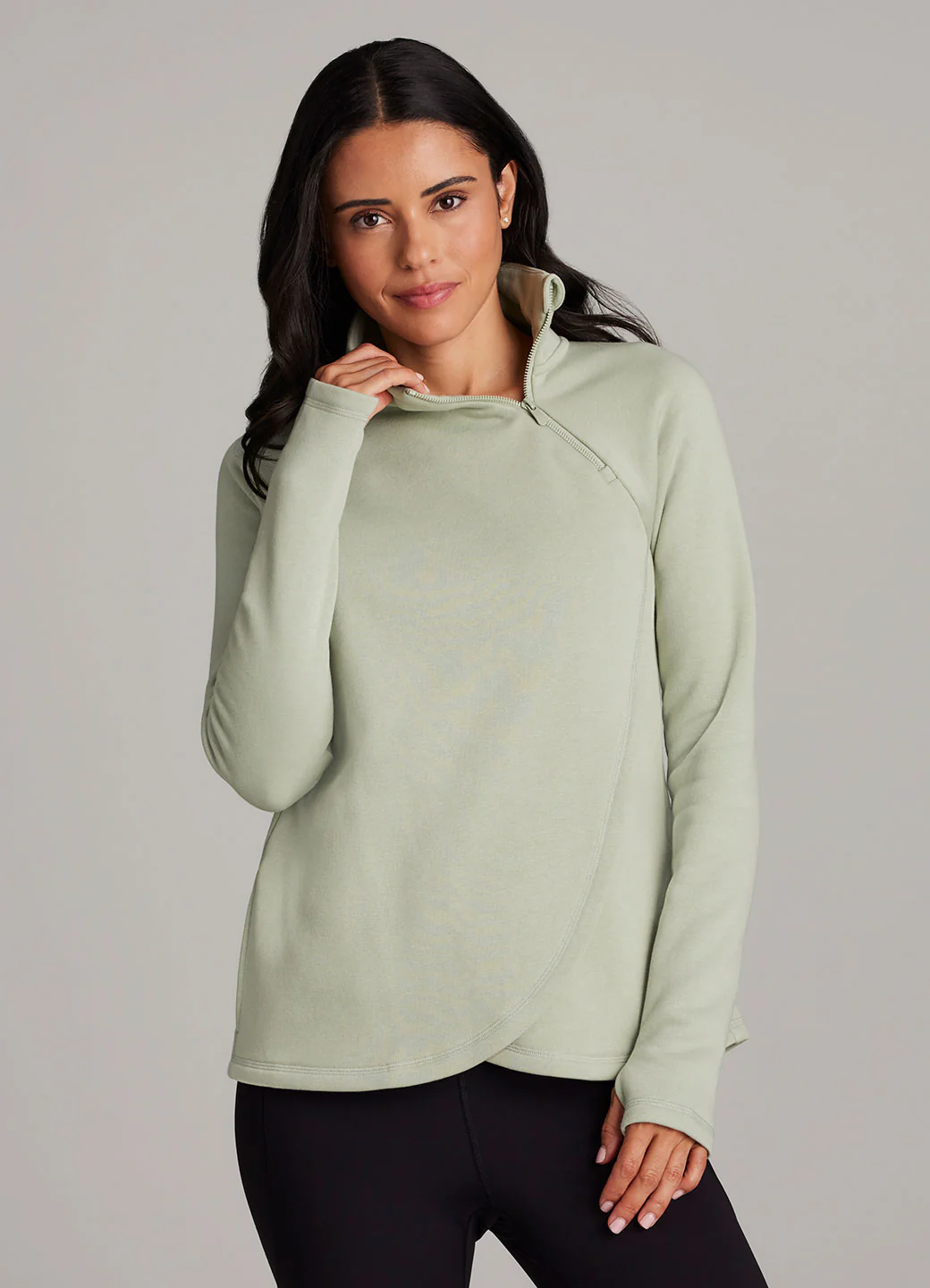 Ready To Roll Fleece Mock Neck Pullover - Image 42