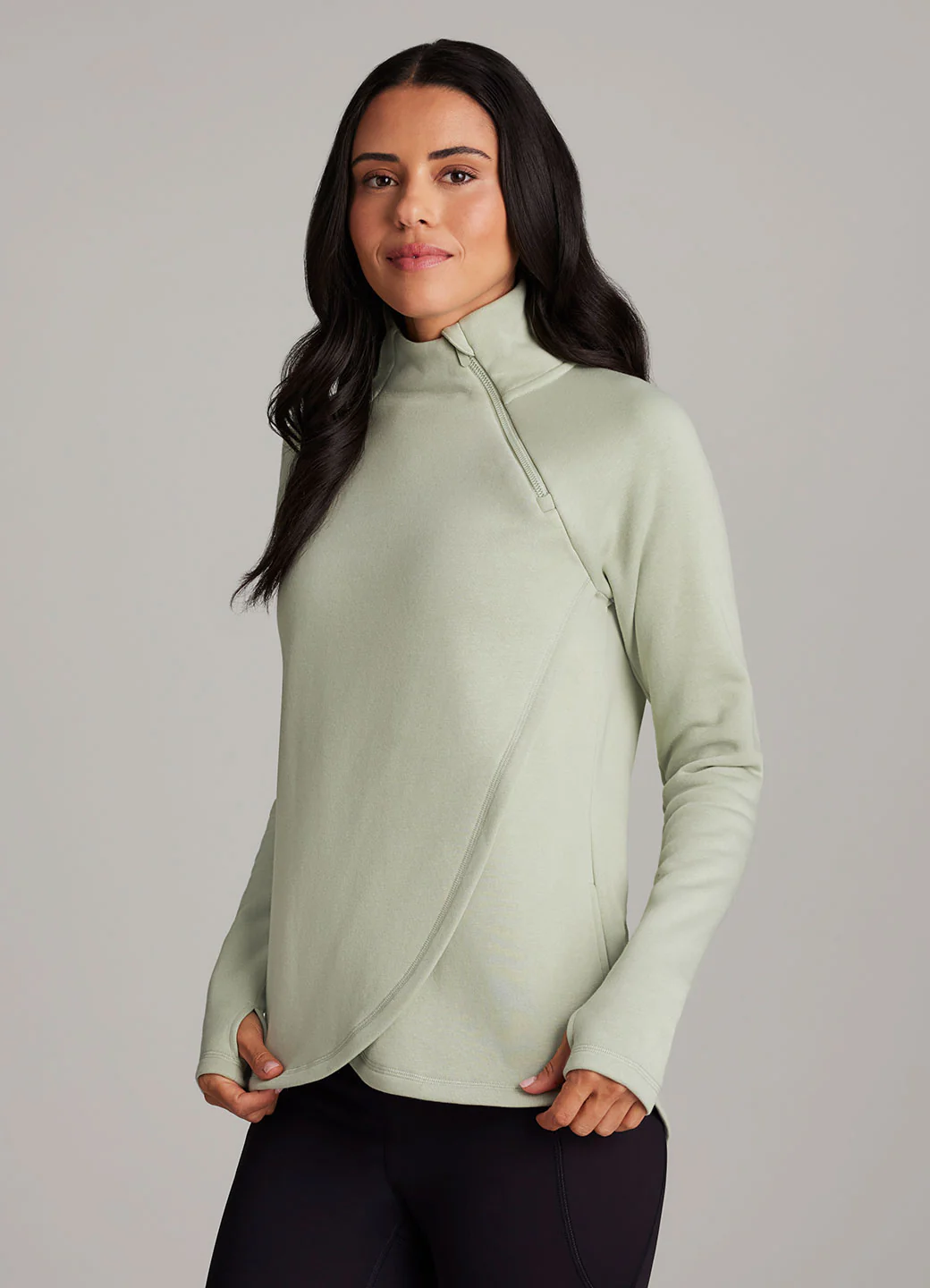 Ready To Roll Fleece Mock Neck Pullover - Image 45