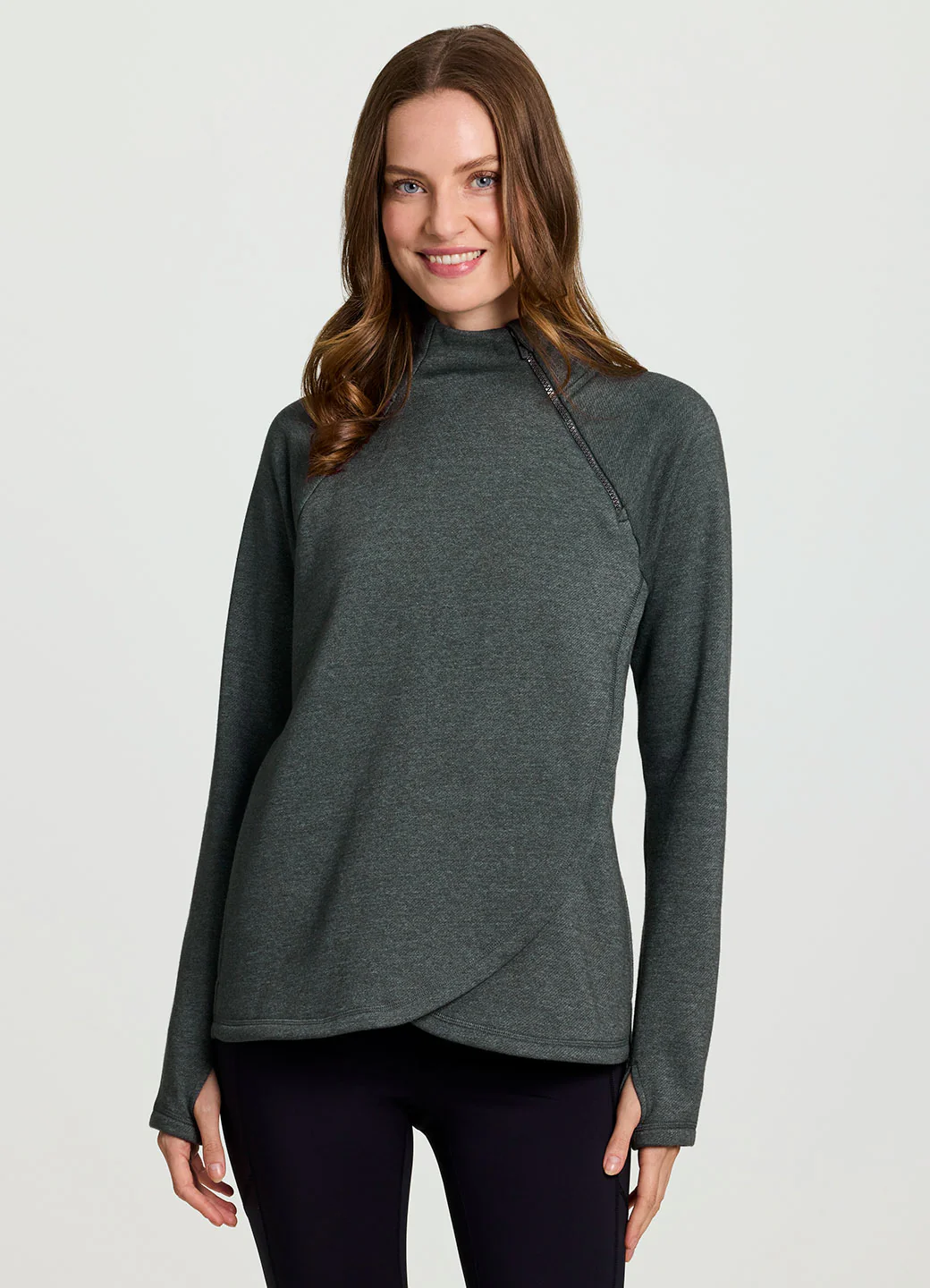 Ready To Roll Fleece Mock Neck Pullover - Image 46