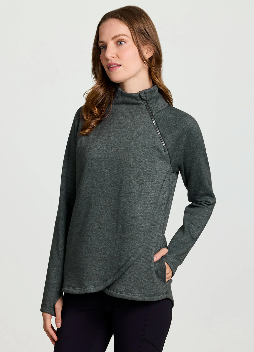 Ready To Roll Fleece Mock Neck Pullover - Image 48