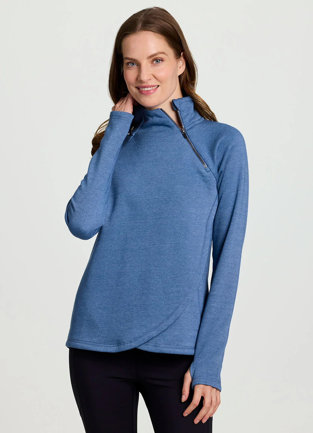 Ready To Roll Fleece Mock Neck Pullover - Image 5
