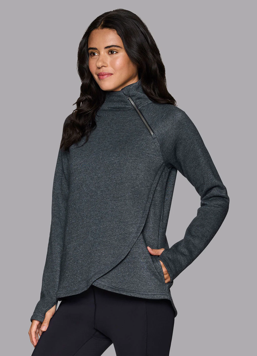 Ready To Roll Fleece Mock Neck Pullover - Image 63