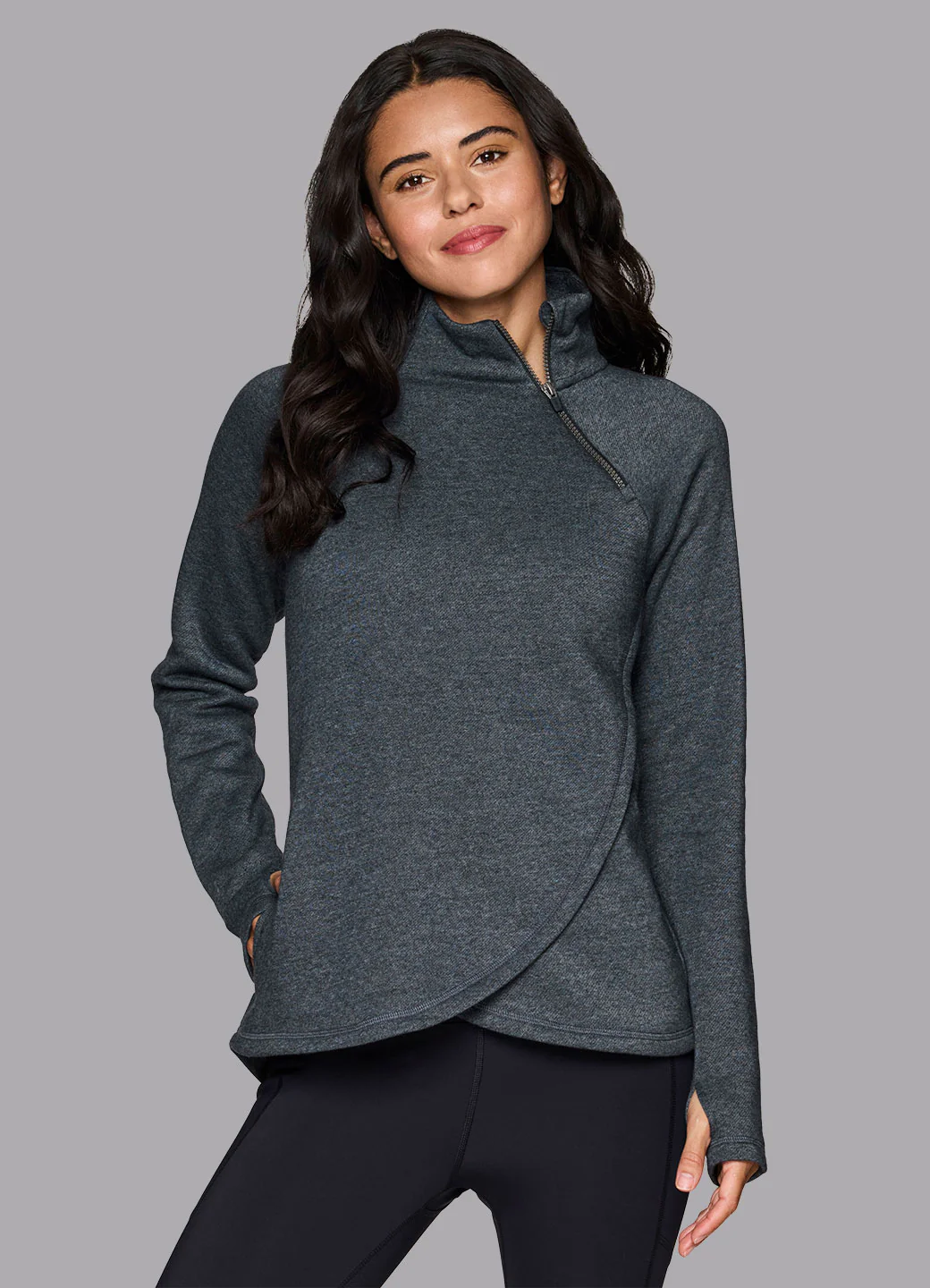 Ready To Roll Fleece Mock Neck Pullover - Image 64