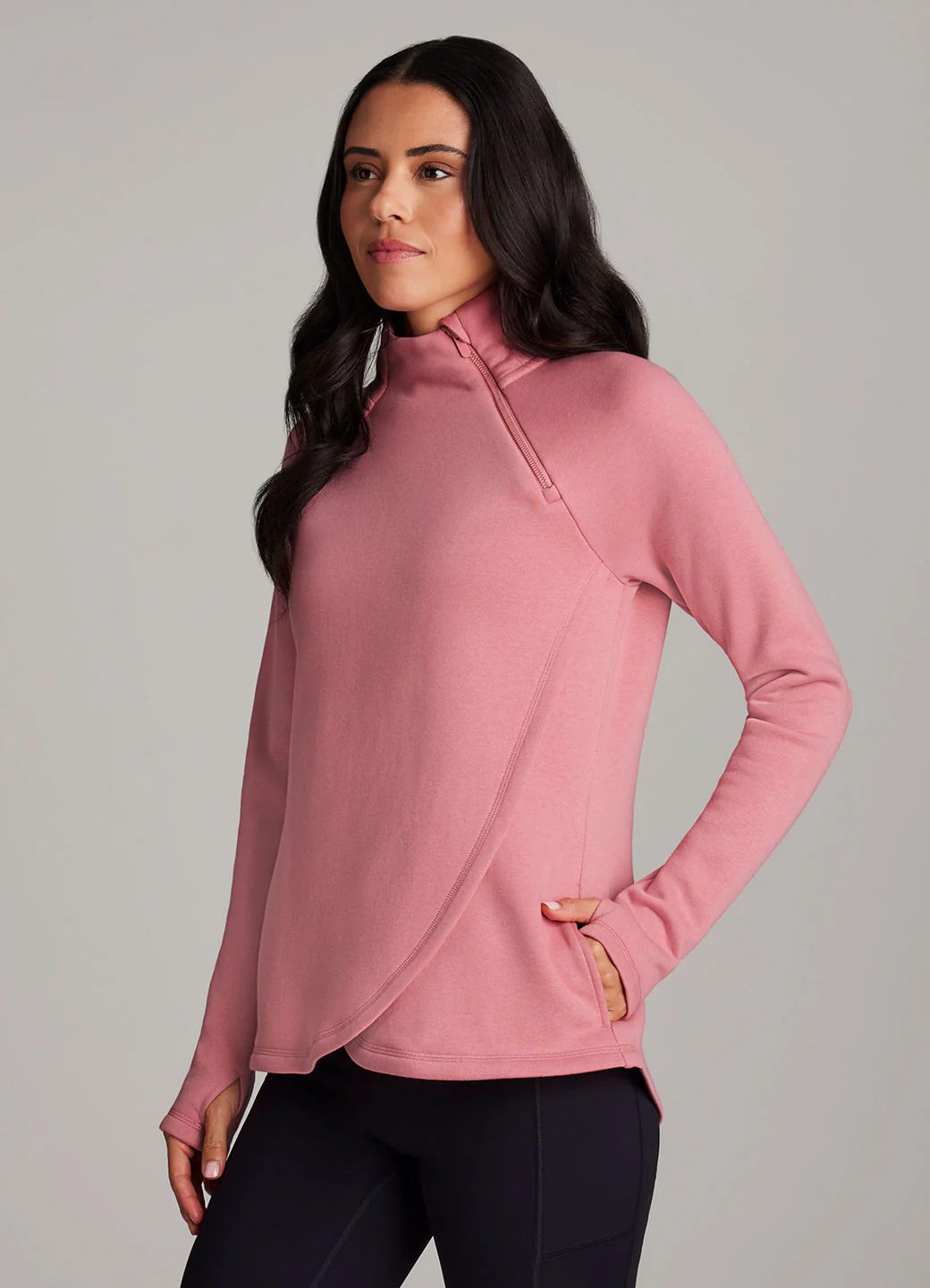 Ready To Roll Fleece Mock Neck Pullover - Image 69