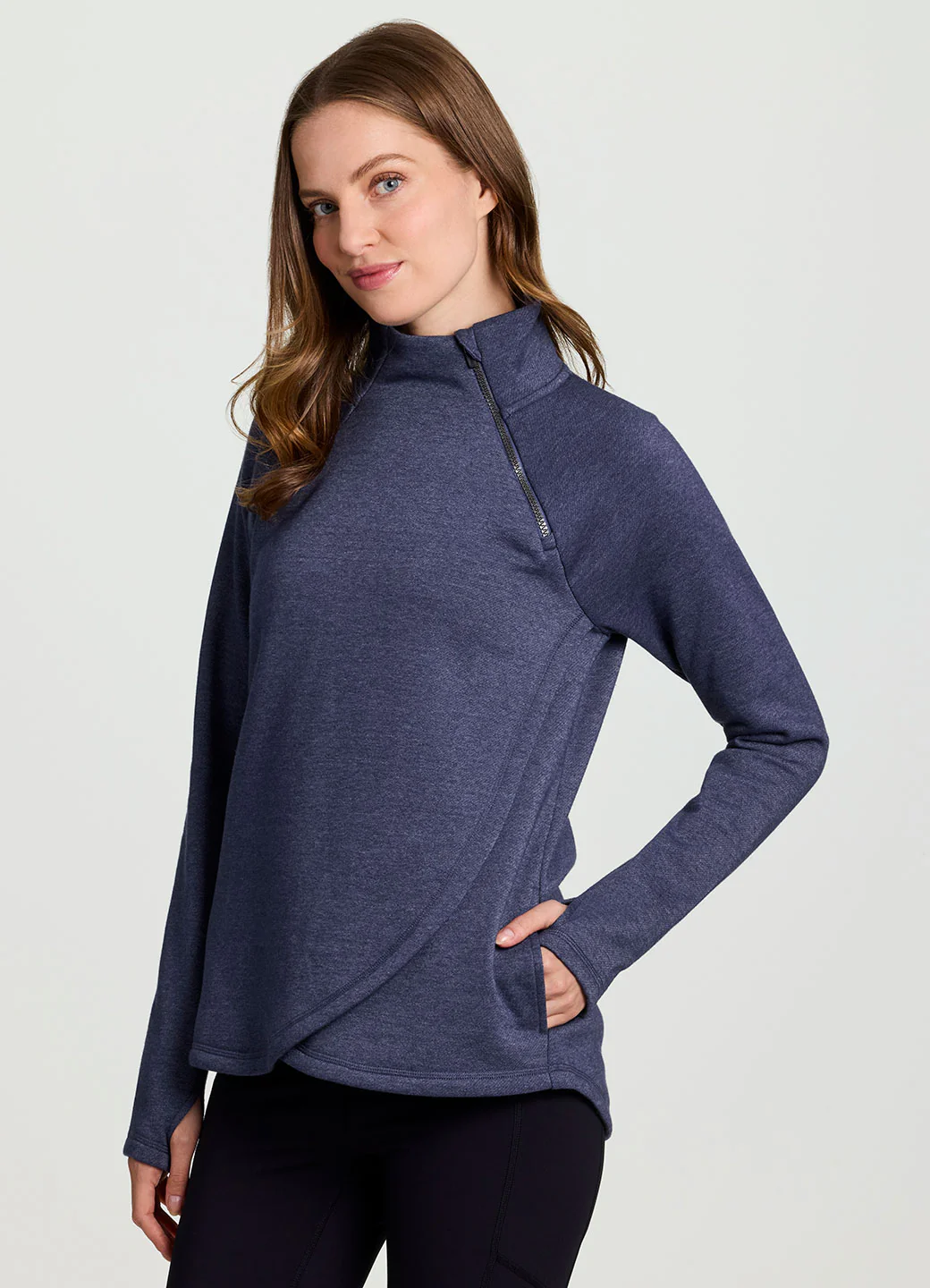 Ready To Roll Fleece Mock Neck Pullover - Image 73