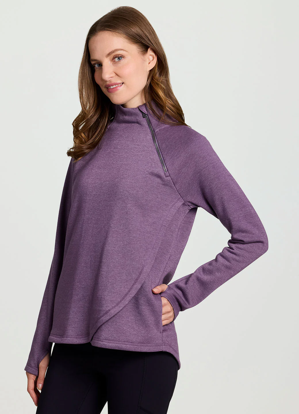 Ready To Roll Fleece Mock Neck Pullover - Image 83