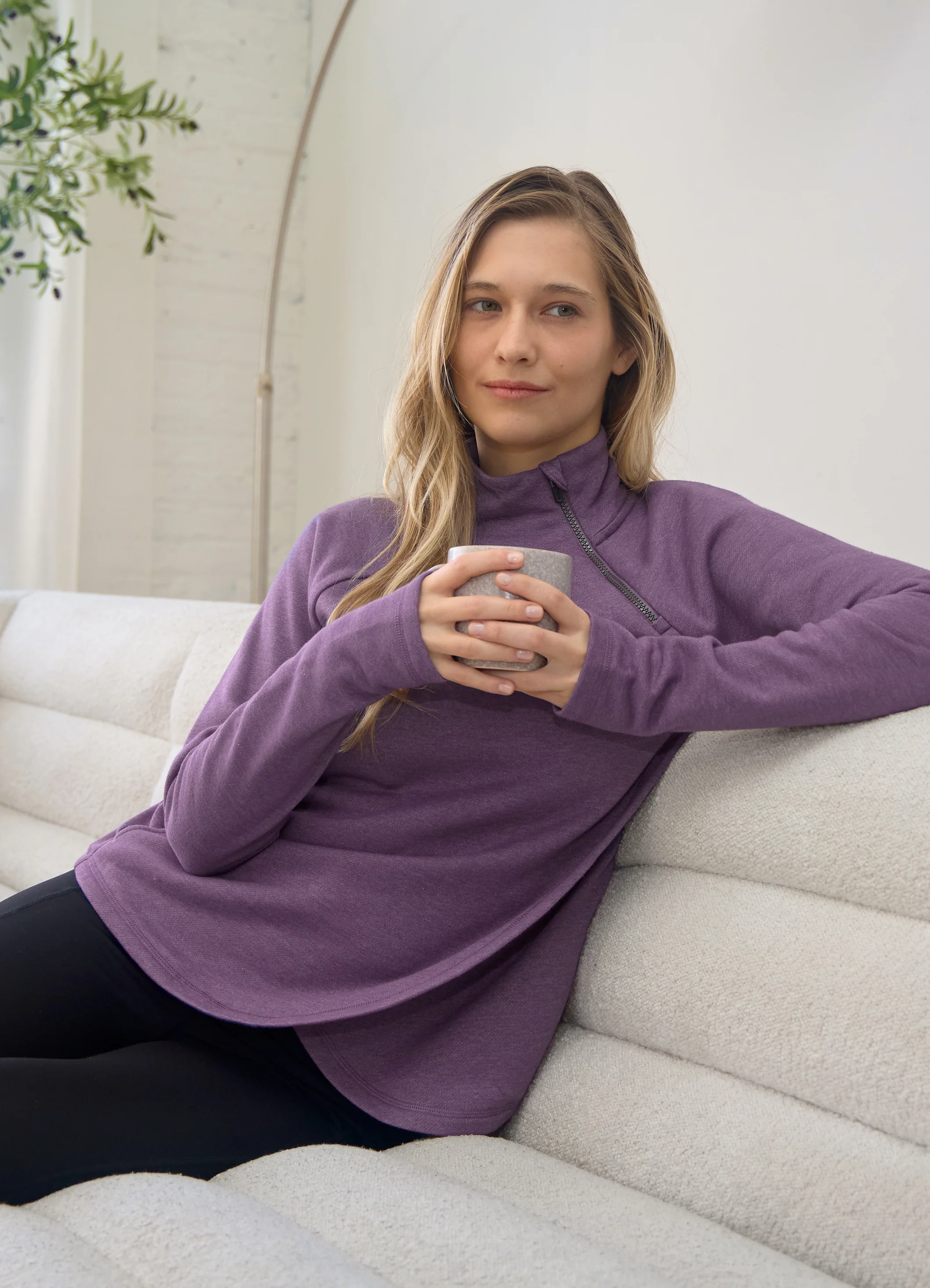 Ready To Roll Fleece Mock Neck Pullover - Image 88