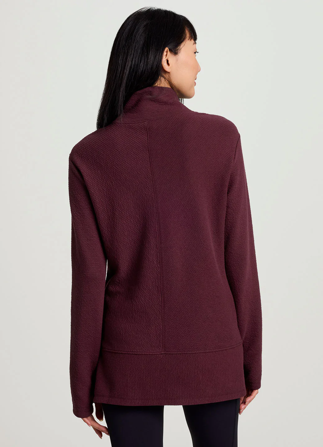 Studio Jacquard Mock Neck Pullover - Image 13