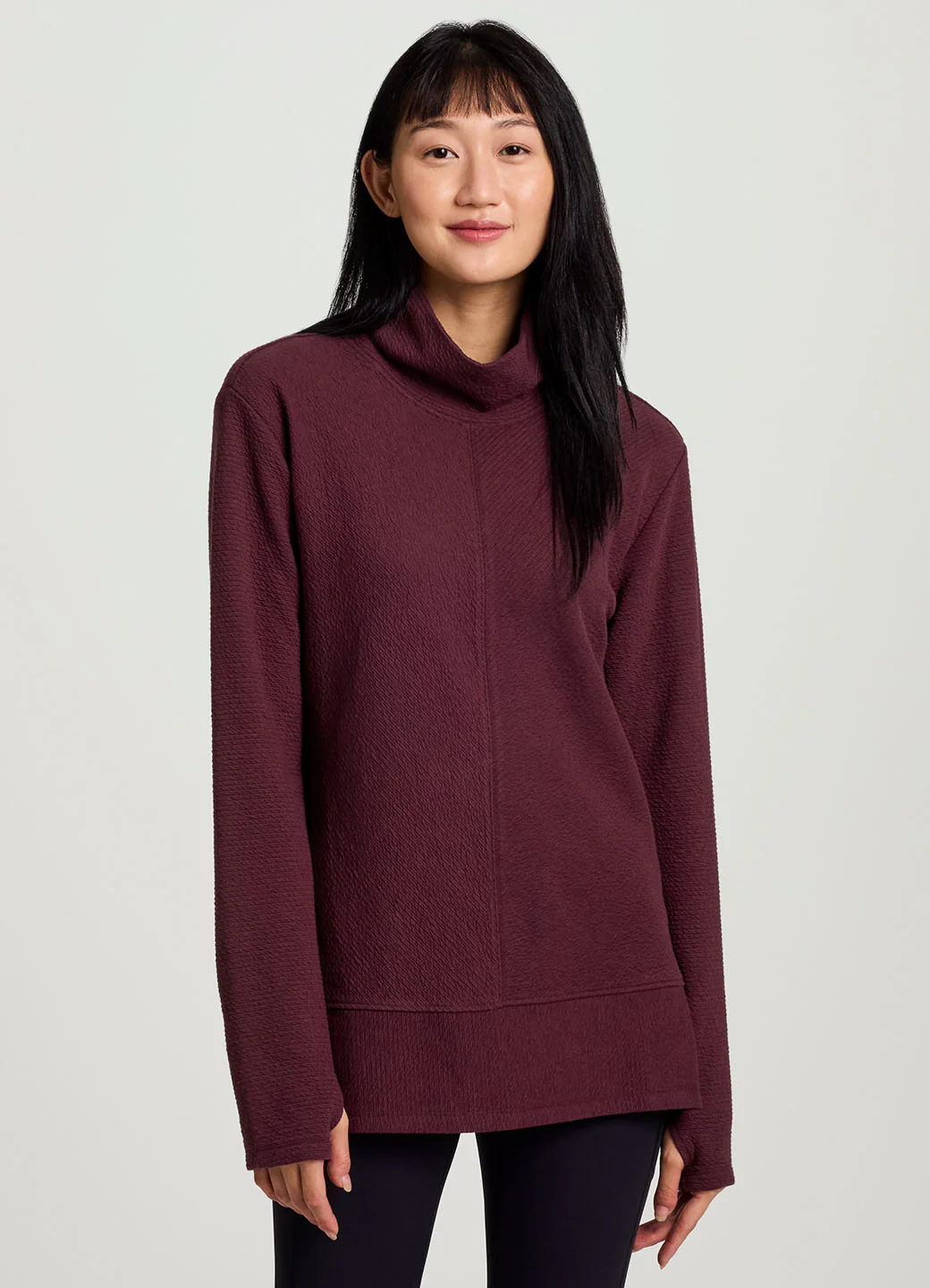 Studio Jacquard Mock Neck Pullover - Image 14