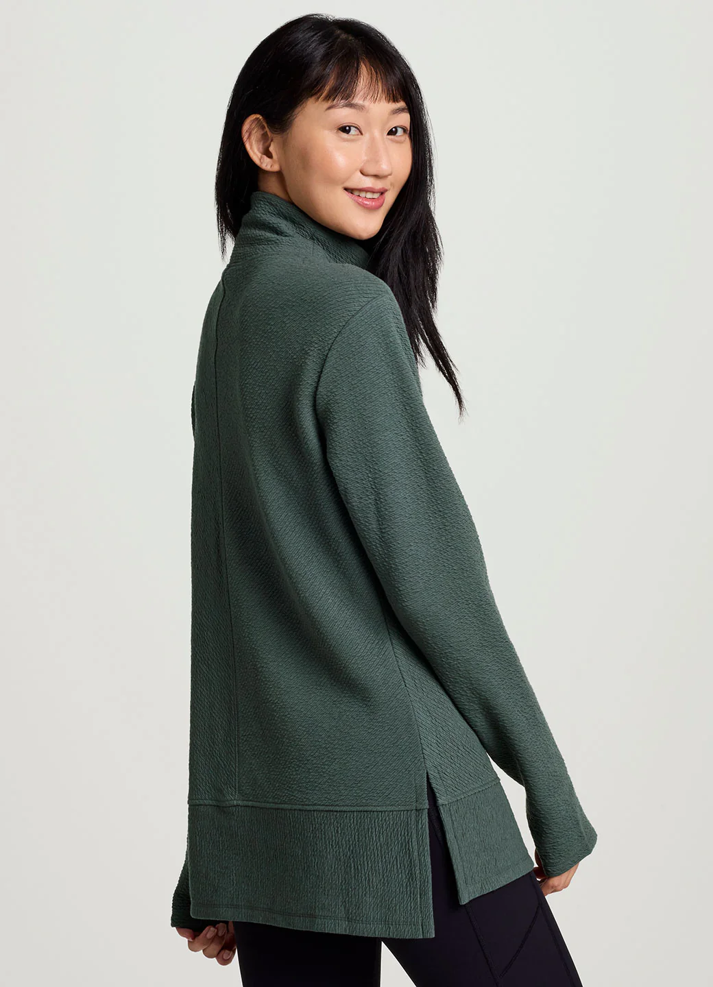 Studio Jacquard Mock Neck Pullover - Image 27