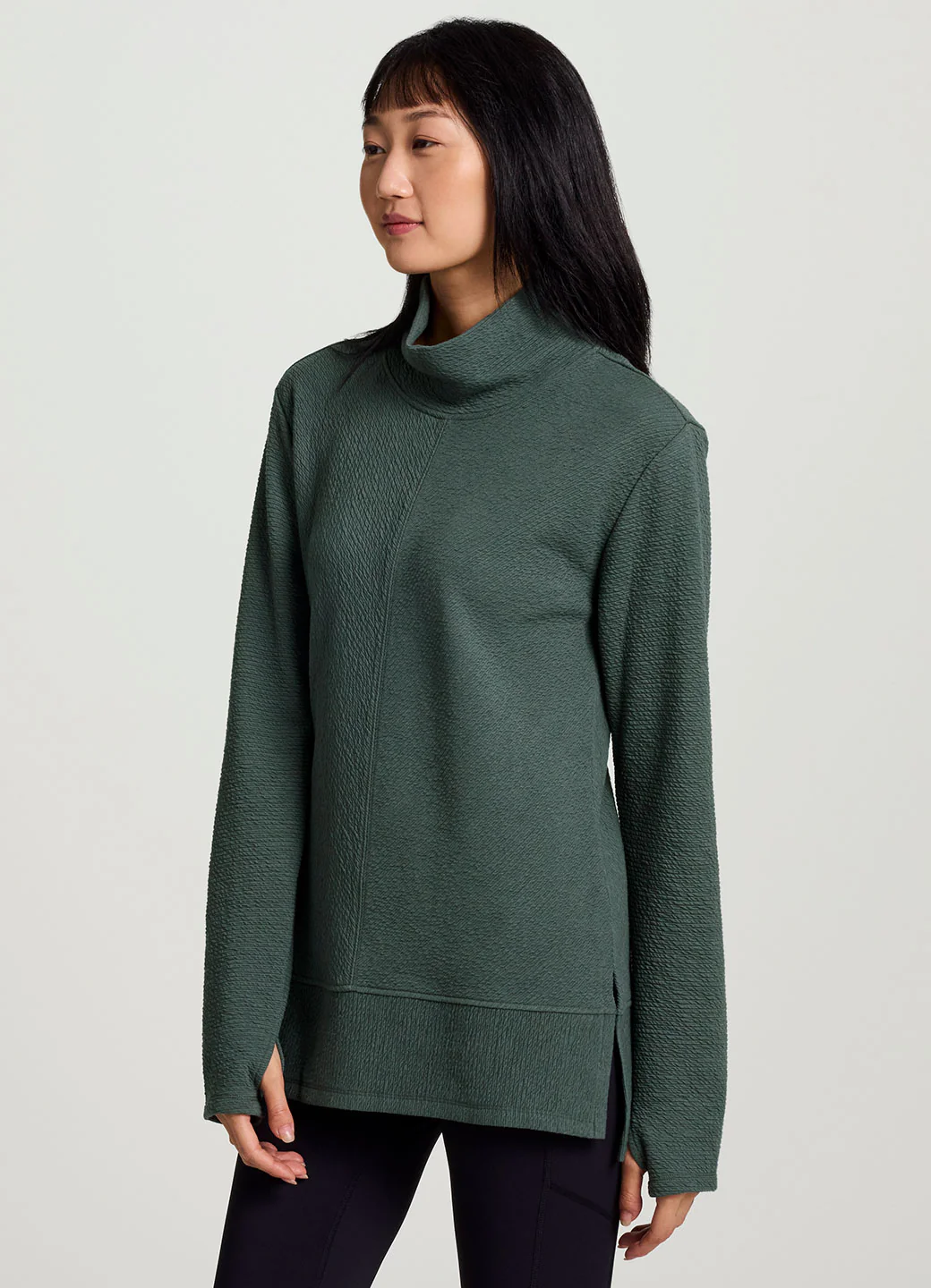Studio Jacquard Mock Neck Pullover - Image 28