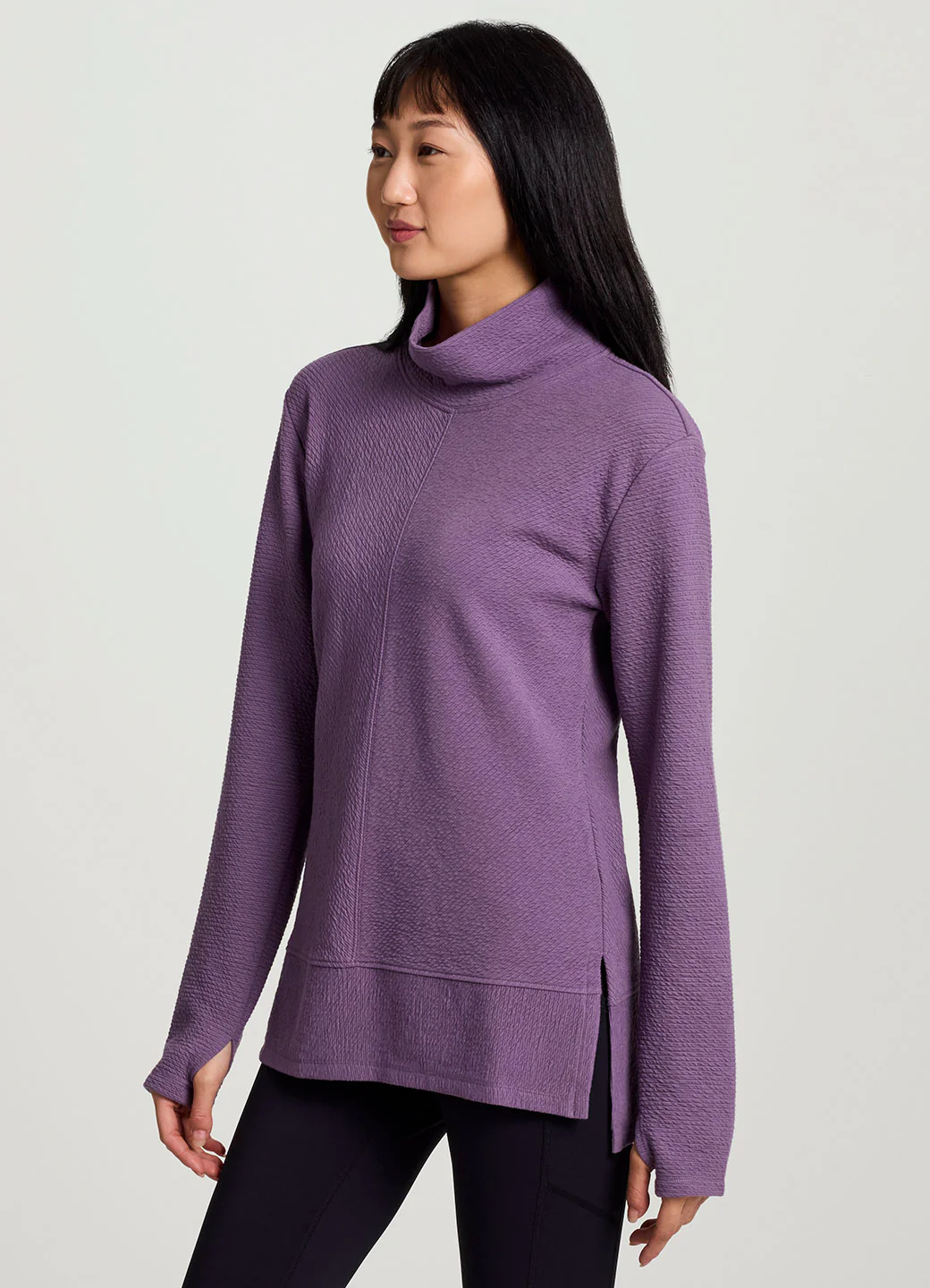Studio Jacquard Mock Neck Pullover - Image 36