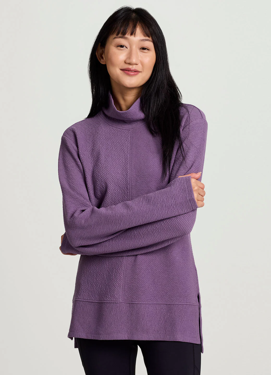 Studio Jacquard Mock Neck Pullover - Image 38