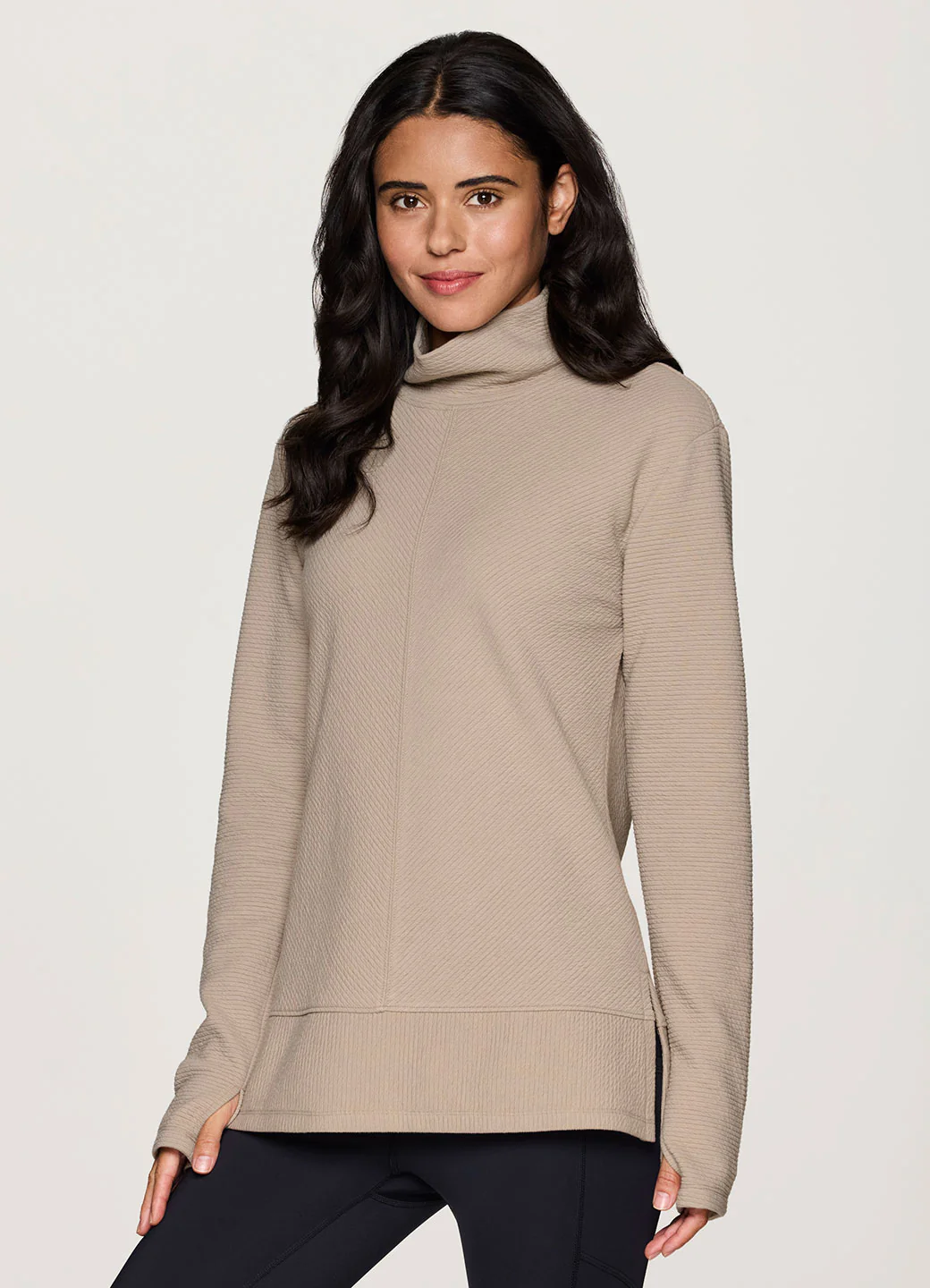 Studio Jacquard Mock Neck Pullover - Image 4