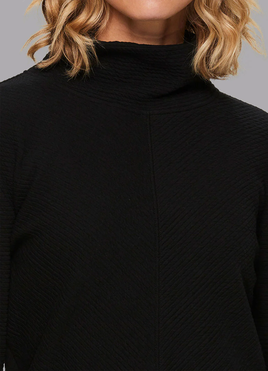 Studio Jacquard Mock Neck Pullover - Image 45