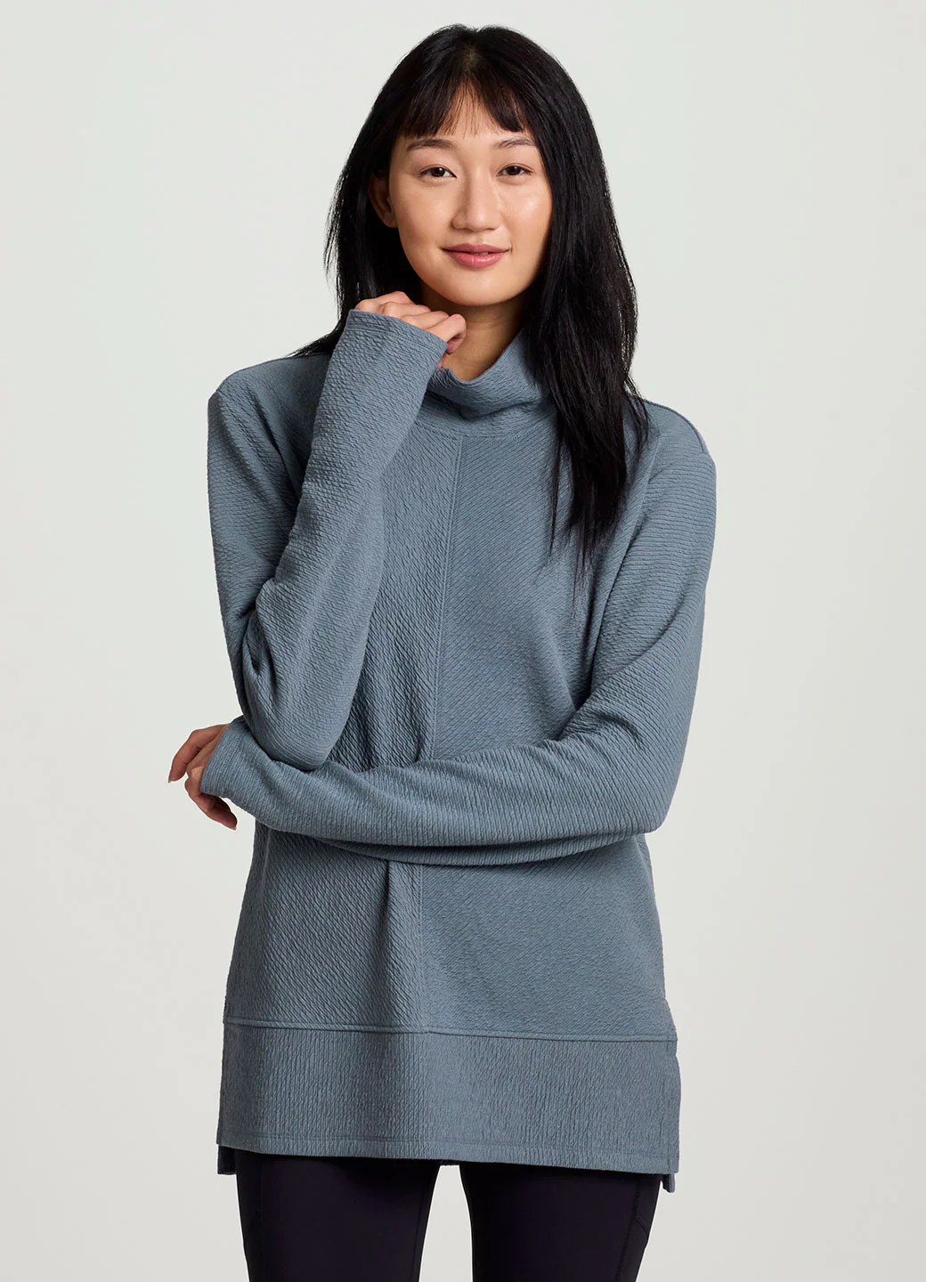 Studio Jacquard Mock Neck Pullover - Image 48