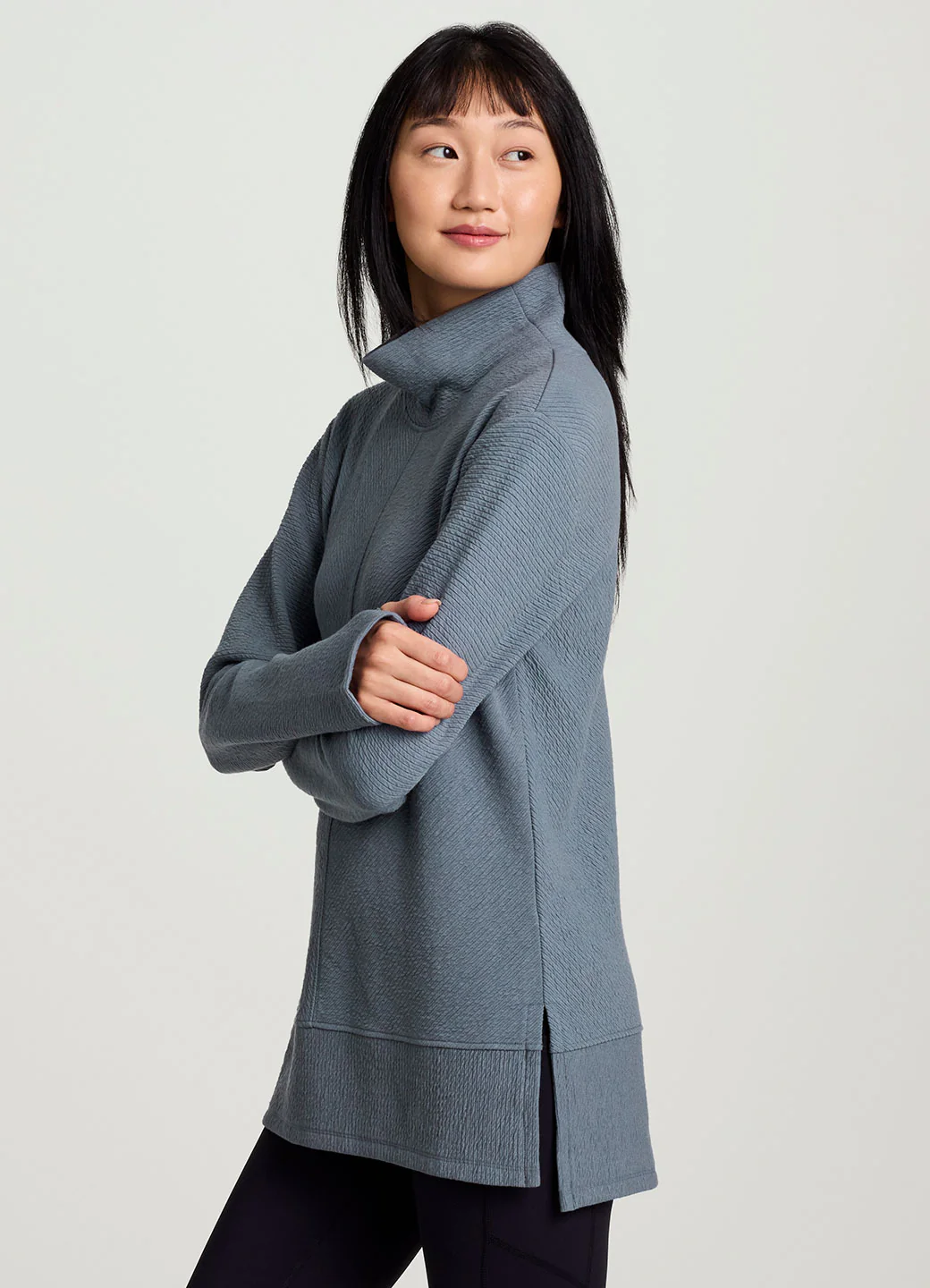 Studio Jacquard Mock Neck Pullover - Image 49