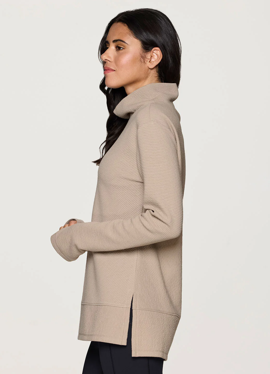 Studio Jacquard Mock Neck Pullover - Image 5