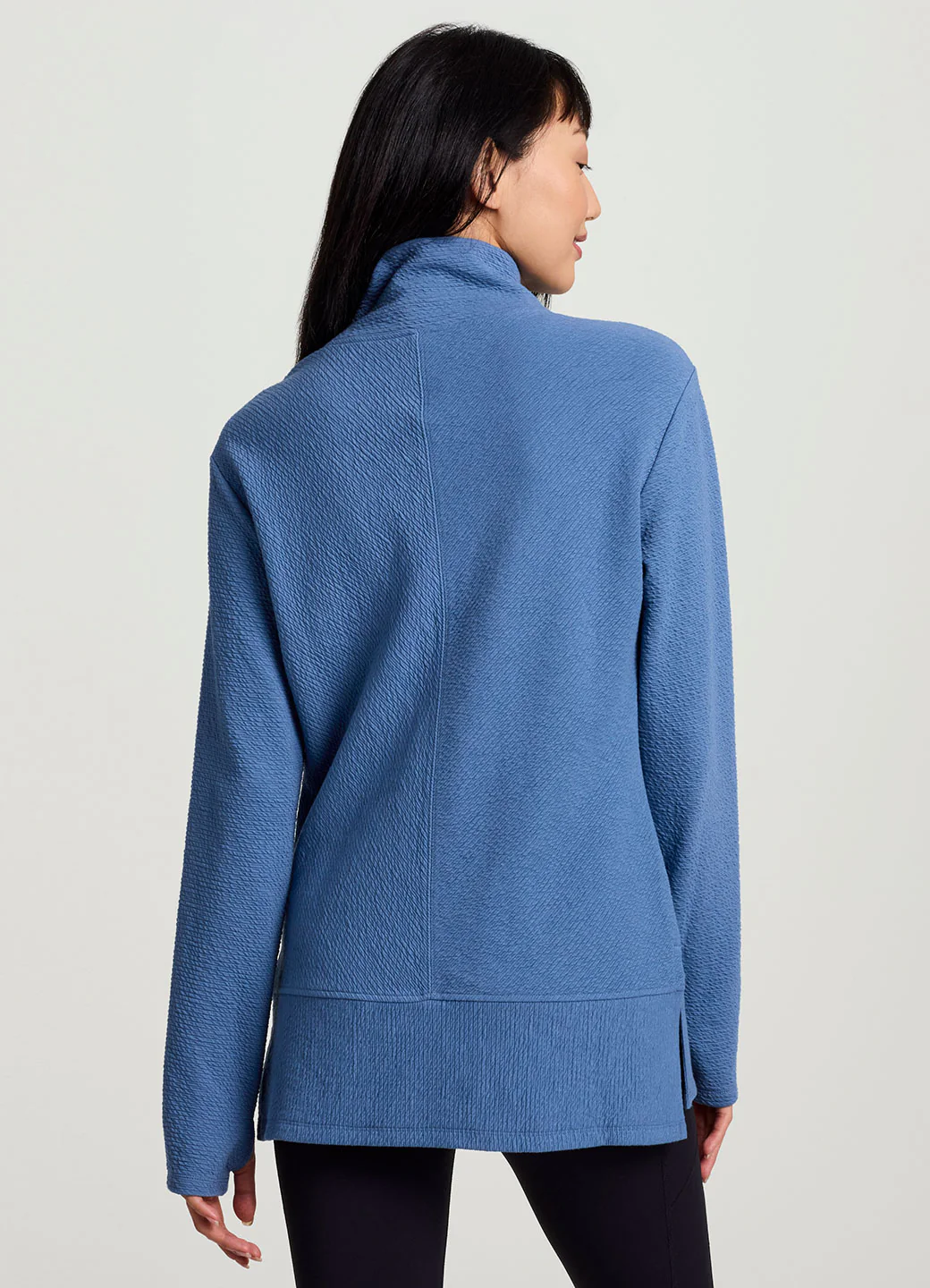 Studio Jacquard Mock Neck Pullover - Image 8