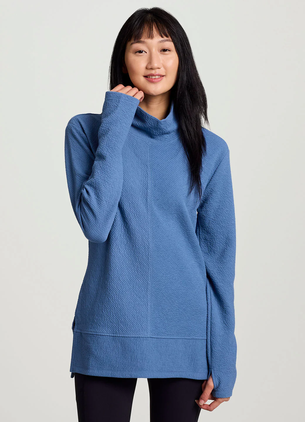 Studio Jacquard Mock Neck Pullover - Image 9
